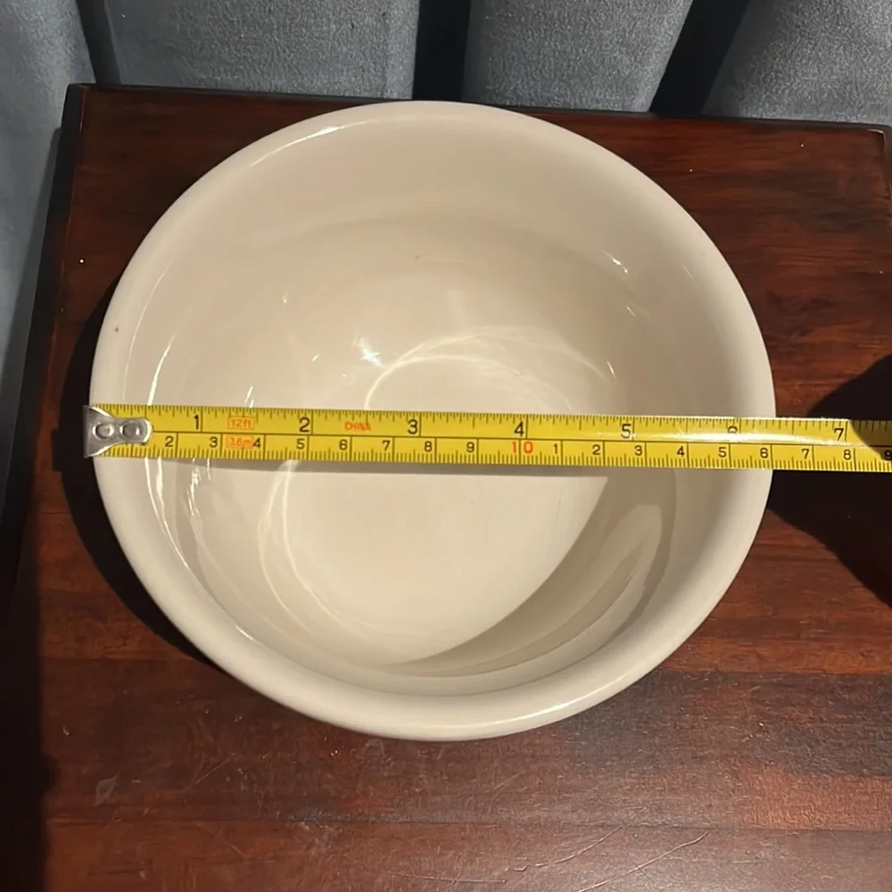 Longaberger Mixing Bowl 6.5" Woven Traditions Basketweave Green Decoration - Picture 13 of 13